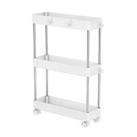ราคา ชั้นวางของพลาสติก 3 ชั้น มีล้อ KECH NIFTY 40X13X60 ซม. สีขาว (1205517)