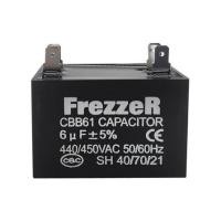 ราคา คาปาซิเตอร์พัดลม FREZZER 6 uF (ไมโครฟารัด) (1206511)