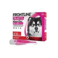 ราคา ยาหยอดกำจัดเห็บหมัดสุนัข น้ำหนัก 40-60 กก. FRONTLINE TRI-ACT ไซซ์ XL (1210756)