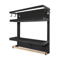 ราคา ชั้นวางของแม่เหล็กติดตู้เย็น KECH 31X11.3X31 ซม. ไซซ์ M สีดำ (1212523)