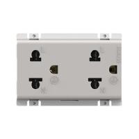 ราคา เต้ารับคู่ 3 ขา BTICINO BAMBOO AE2125DB สีขาว (1213359)