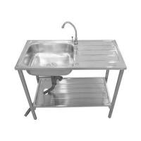 ราคา ซิงค์ขาตั้ง 1 หลุม 1 ที่พัก AXIA LUNAR ST 100 สีเงิน (1214198)