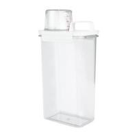 ราคา ขวดพลาสติกรีฟิลพร้อมฝาตวง STACKO 2300 มล. 12.6X7.7X29.5 สีขาว (1216233)