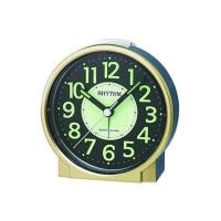 ราคา นาฬิกาตั้งโต๊ะพลาสติก RHYTHM CRE225NR18 3x3 นิ้ว สีทอง (1216936)