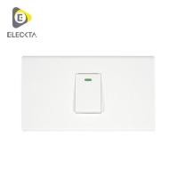 ราคา ชุดสวิตช์ 1 ทาง 1 ช่อง ELECKTA N BASIC สีขาว (1217552)