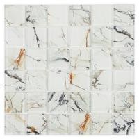 ราคา โมเสคแก้ว 30x30 ซม. TARA HPR-215 MARBLE สีขาว (1217791)