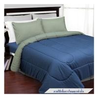 ราคา ชุดผ้าปูที่นอน 5 ฟุต 5 ชิ้น SLUMBERLAND STAMFORD สี BLUE/GREEN (1219744)