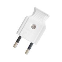 ราคา ปลั๊กตัวผู้ 2 ขากลม ELECKTA ZBG601 สีขาว (1220910)