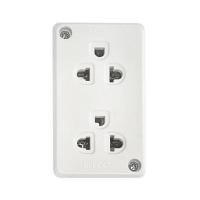 ราคา ปลั๊กลอย 2 ที่ ELECKTA TIS WKG04 สีขาว (1220927)