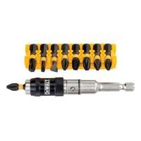 ราคา ชุดดอกไขควงพร้อมหัวจับ DEWALT DT70518T-QZ 10ชิ้น/ชุด (1221227)