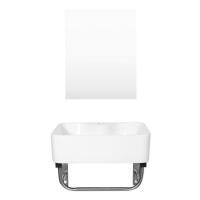 ราคา อ่างเคาน์เตอร์พร้อมกระจก WSP BSCT-815 สเตนเลส (1221462)