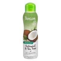ราคา แชมพูสุนัข TROPICLEAN OATMEAL TEA TREE 12 ออนซ์ (1221959)