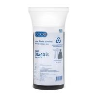 ราคา ถุงขยะม้วนรีไซเคิลแบบบาง ACCO 30X40 นิ้ว 30 ใบ สีดำ (1223773)