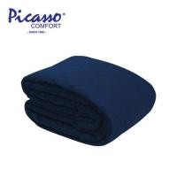 ราคา ผ้ารองกันเปื้อน TWIN SIZE PICASSO SMILE FIT สี NAVY (1228496)