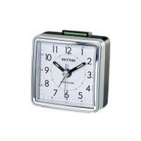 ราคา นาฬิกาตั้งโต๊ะพลาสติก RHYTHM CRE210NR19 2X2 นิ้ว สีเงิน (1228938)