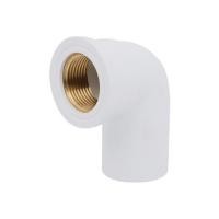 ราคา ข้องอ 90 องศา เกลียวในทองเหลือง-หนา SCG 3/4 นิ้ว สีขาว (1230992)
