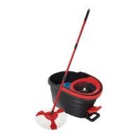 ราคา ชุดถังปั่นพร้อมไม้ม็อบ VILEDA EASY WRING & CLEAN TUBO สีดำ/แดง (1231163)