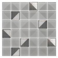 ราคา โมเสคแก้ว 30x30 ซม. GLASCERA ซิลเวอร์ (1231315)