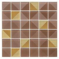 ราคา โมเสคแก้ว 30x30 ซม. GLASCERA โกล์ด บราวน์ (1231322)