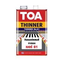 ราคา ทินเนอร์ TOA 81 1/4 แกลลอน (1233755)