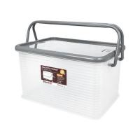 ราคา กล่องฝาล็อกหูหิ้ว 26 ลิตร STACKO 31x46.5x26.2 ซม. สีเทา (1236005)