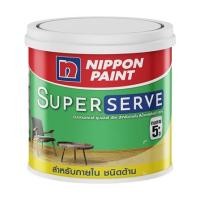 ราคา สีน้ำทาภายใน NIPPON PAINT SUPER SERVE BASE A ด้าน 1 แกลลอน (1236115)