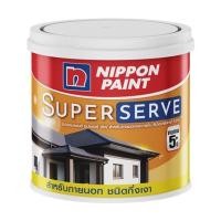ราคา สีน้ำทาภายนอก NIPPON PAINT SUPER SERVE BASE C กึ่งเงา 1 แกลลอน (1236118)