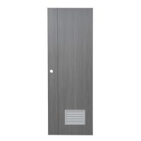 ราคา ประตูห้องน้ำ UPVC AZLE GROOVE P3 เกล็ดล่าง 70X200 ซม. สี GREY OAK เจาะลูกบิด (1236431)
