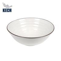 ราคา ชามเซรามิก 7 นิ้ว KECH LONN ขอบน้ำตาล (1238090)