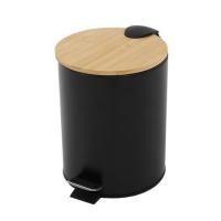 ราคา ถังขยะเหยียบกลมฝาไม้ ACCO SYLVAN 5 ลิตร สีดำ (1238574)