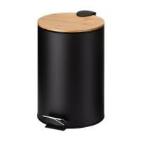 ราคา ถังขยะเหยียบกลมฝาไม้ ACCO SYLVAN 12 ลิตร สีดำ (1238581)