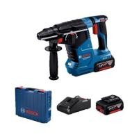 ราคา สว่านโรตารี่ไร้สาย (พร้อมแบตเตอรี่) BOSCH GBH187-LI ONE-CHUCK 18 โวลต์ (1239049)