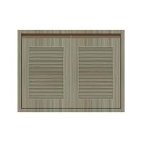 ราคา บานซิงค์คู่เกล็ดเต็ม JUPITER SILKY TEAK 83x63 ซม. สีน้ำตาล (1240588)