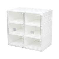 ราคา กล่องรองเท้า 6 ช่อง STACKO CLAIRE 53x34x51 ซม. สีขาว/ใส (1241462)