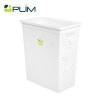 ราคา ตะกร้าผ้าเหลี่ยมสูง PLIM 14889 สีขาว (1242797)