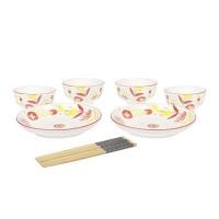 ราคา ชุดจานชาม PORCELAIN KECH RED FLOWER 6 ชิ้น (1244745)