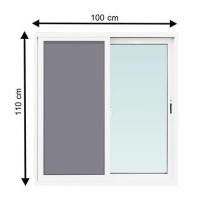 ราคา หน้าต่างบานเลื่อน UPVC S-S มุ้ง MHOLARN 100X110 ซม. สีขาว (1244986)