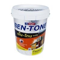 ราคา สีน้ำทาภายนอก BEGER BEN-TONE PLUS 300 สีขาว กึ่งเงา 5 แกลลอน (1246552)