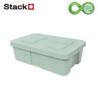 ราคา กล่องเก็บของ STACKO CIRCULAR 12 ลิตร สีเขียวอ่อน (1246741)