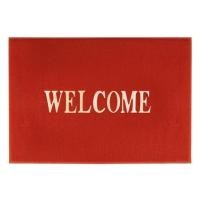 ราคา พรมเช็ดเท้าดักฝุ่น HOME LIVING STYLE WELCOME 120X180 ซม. สีแดง (1249868)