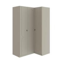 ราคา ตู้เสื้อผ้าเข้ามุมขวา 3 บานเปิด SB FURNITURE LAVIQUE 19225500 149 ซม. สีครีม (1250711)