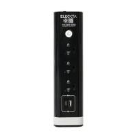 ราคา รางปลั๊กไฟ 3 ช่อง 1 สวิตซ์ 1 USB 1 TYPE-C ELECKTA 3 ม. สีดำ (1250932)