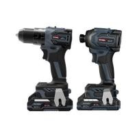 ราคา ชุดสว่านและไขควงกระแทกไร้สาย (พร้อมแบตเตอรี่) ROWEL RW-PT-CSD201 20 โวลต์ (1251479)