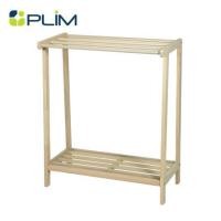 ราคา ราวพาดผ้าไม้ยางพารา 4 เส้น PLIM MACHI 75 ซม. สีไวท์โอ๊ค (1253192)