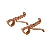 ราคา ขารับราง 1 ชั้น HOME LIVING STYLE 25 มม. สีน้ำตาล แพ็ก 2 ชิ้น (1253359)