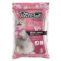 ราคา ทรายแมวเบนโทไนต์ PETTOSAN กลิ่นไวท์ซากุระ 5 ลิตร (1254876)