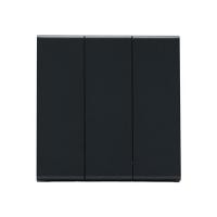 ราคา ชุดสวิตซ์ 2 ทาง 3 ช่อง SAHN D032-BL สีดำ (1256791)
