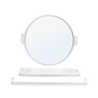 ราคา กระจกพลาสติก 3 ชิ้น BATH TIME 14916 กลม สีขาว (1256808)