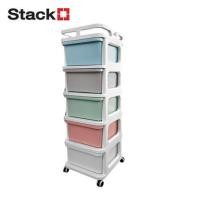 ราคา ตู้ลิ้นชัก 5 ชั้น STACKO CART 35x38.5x104 ซม. สีพาสเทล (1257127)