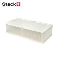 ราคา กล่องเก็บของใต้เตียง STACKO BONNIE SIZE M 82x40x23 ซม. สีขาว (1258104)